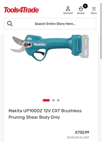 Makita up100dz 12v - cxt, cesoie